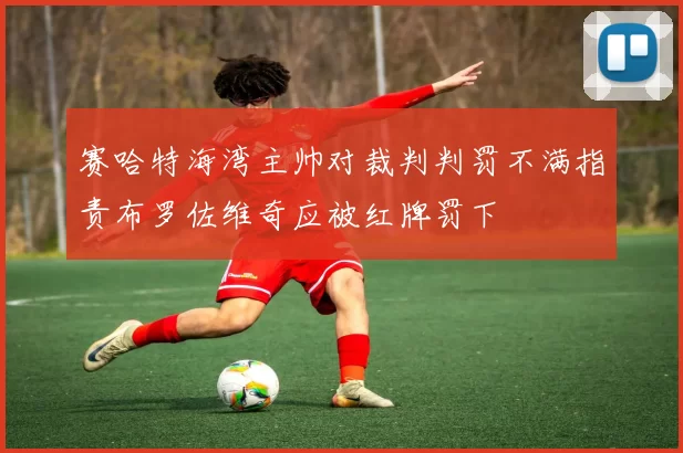 赛哈特海湾主帅对裁判判罚不满指责布罗佐维奇应被红牌罚下